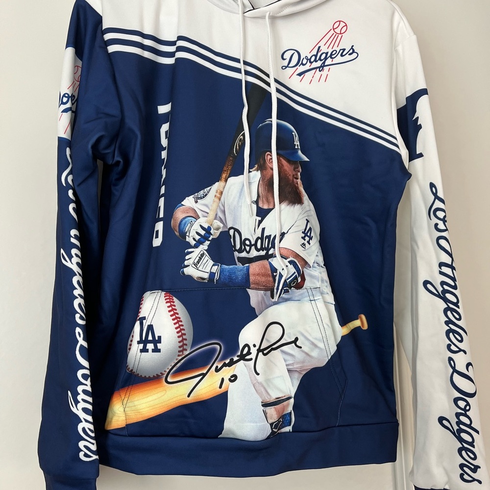 Dodgers Justin Turner pullover hoodie